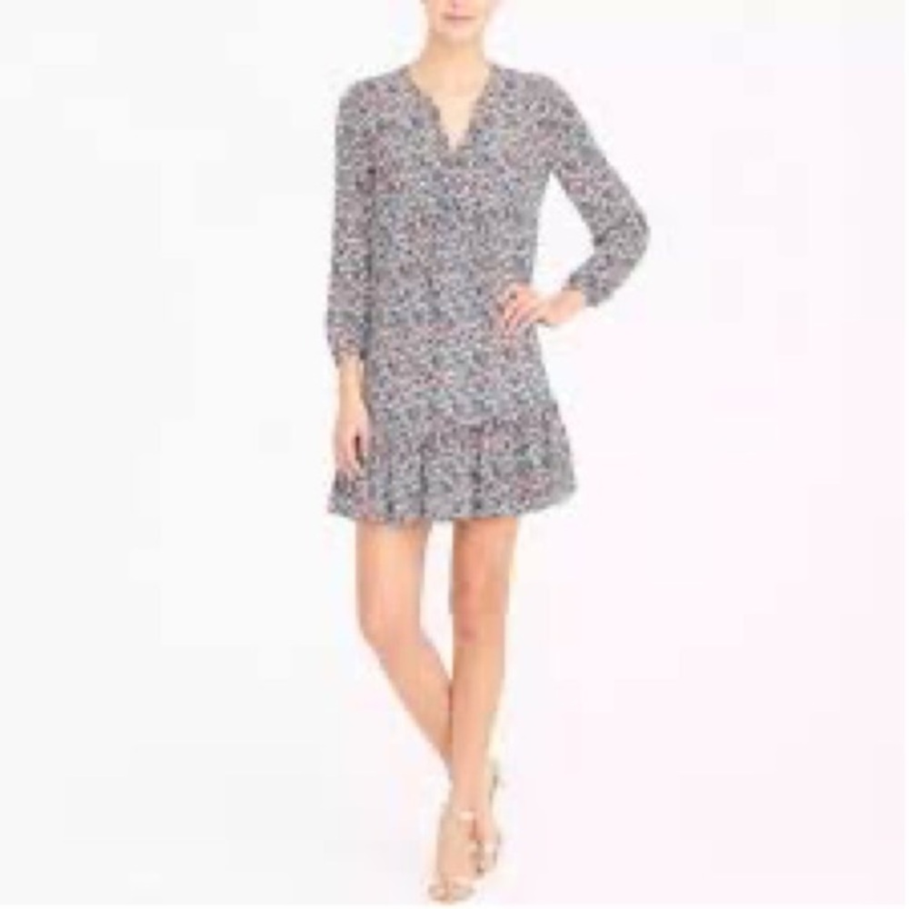 J Crew Floral Shift Dress Size XS​​
